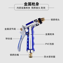 车旅伴高压家用洗车水枪套装 全铜喷枪与长管设计，轻松打造高效洗车体验